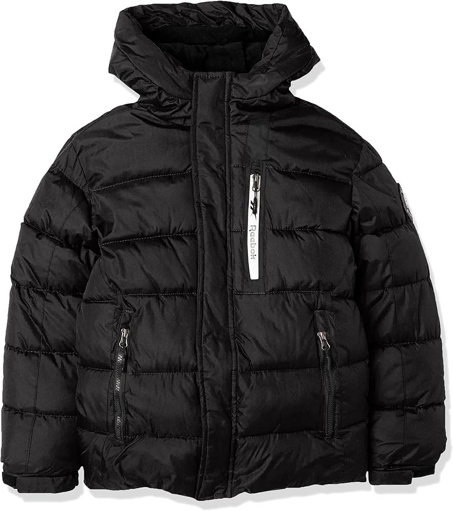 Reebok Boys' Classic Insulated Sherpa Lined Puffer Jacket