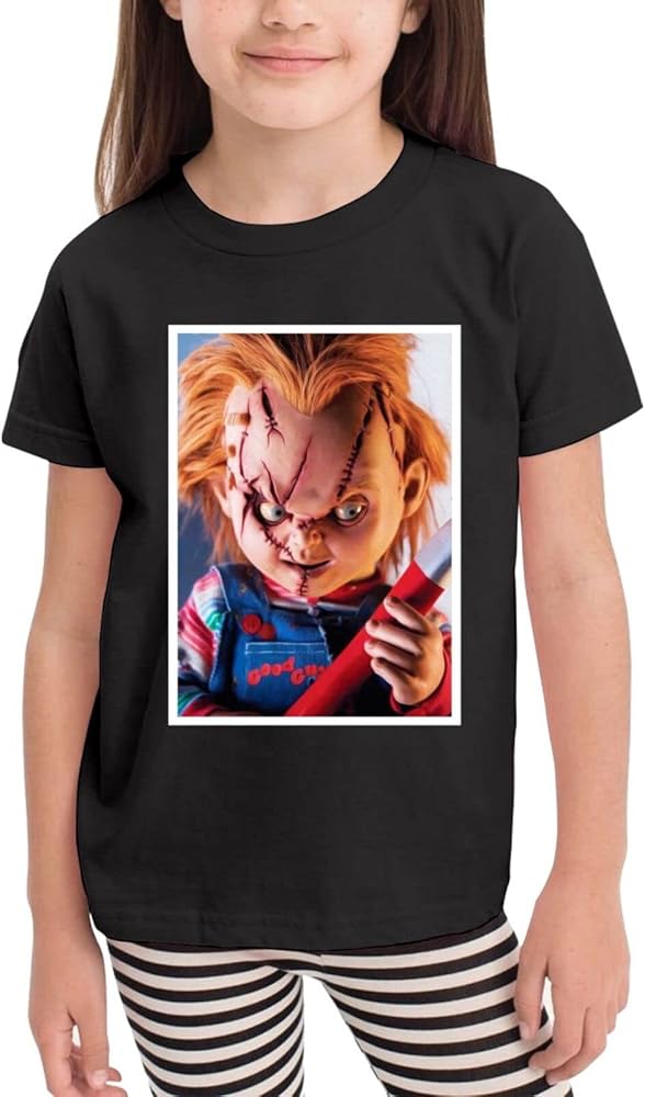 Horror Movie Child's T Shirt 2-6 Years Old Girls & Boys Cotton Kids Tees Classic Little Kid Short Sleeve Top