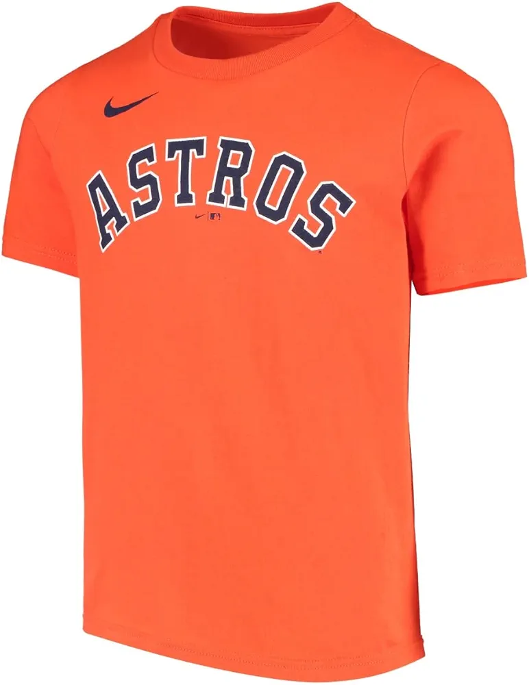 Nike Team Youth Wordmark Poly Tee SM Team Orange Astros