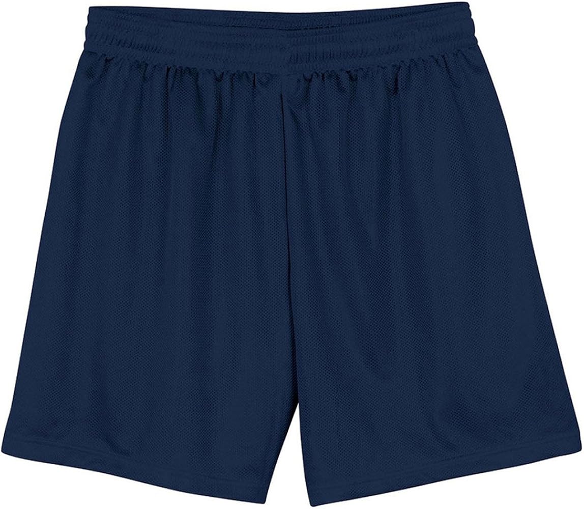 A4 Big Boys' Comfort Moisture Elastic Waistband Micromesh Short, NVY, Small