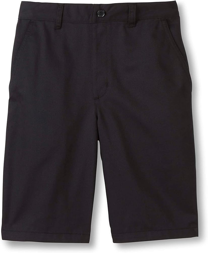 French Toast Boys' Husky Pull-on Twill Shorts School Uniform for Kids