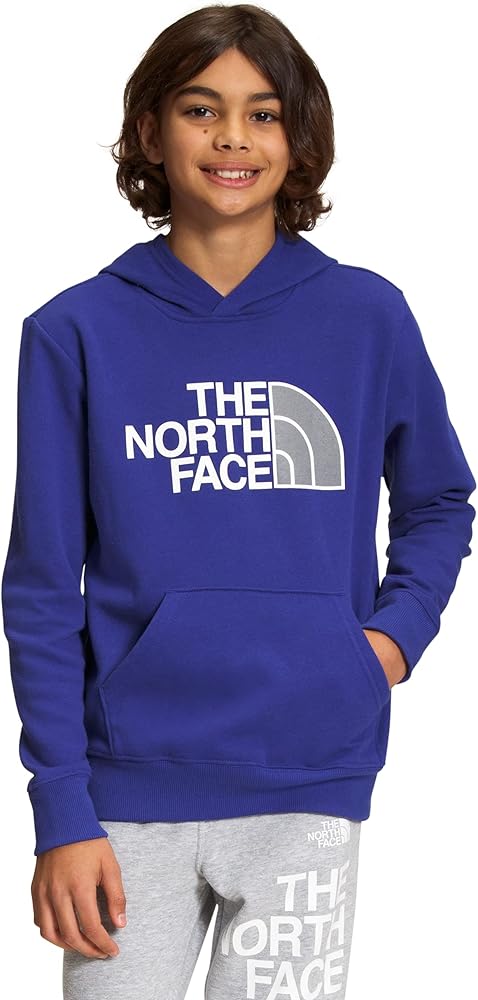 THE NORTH FACE Boys' Camp Fleece Pullover Hoodie, Lapis Blue, X-Small