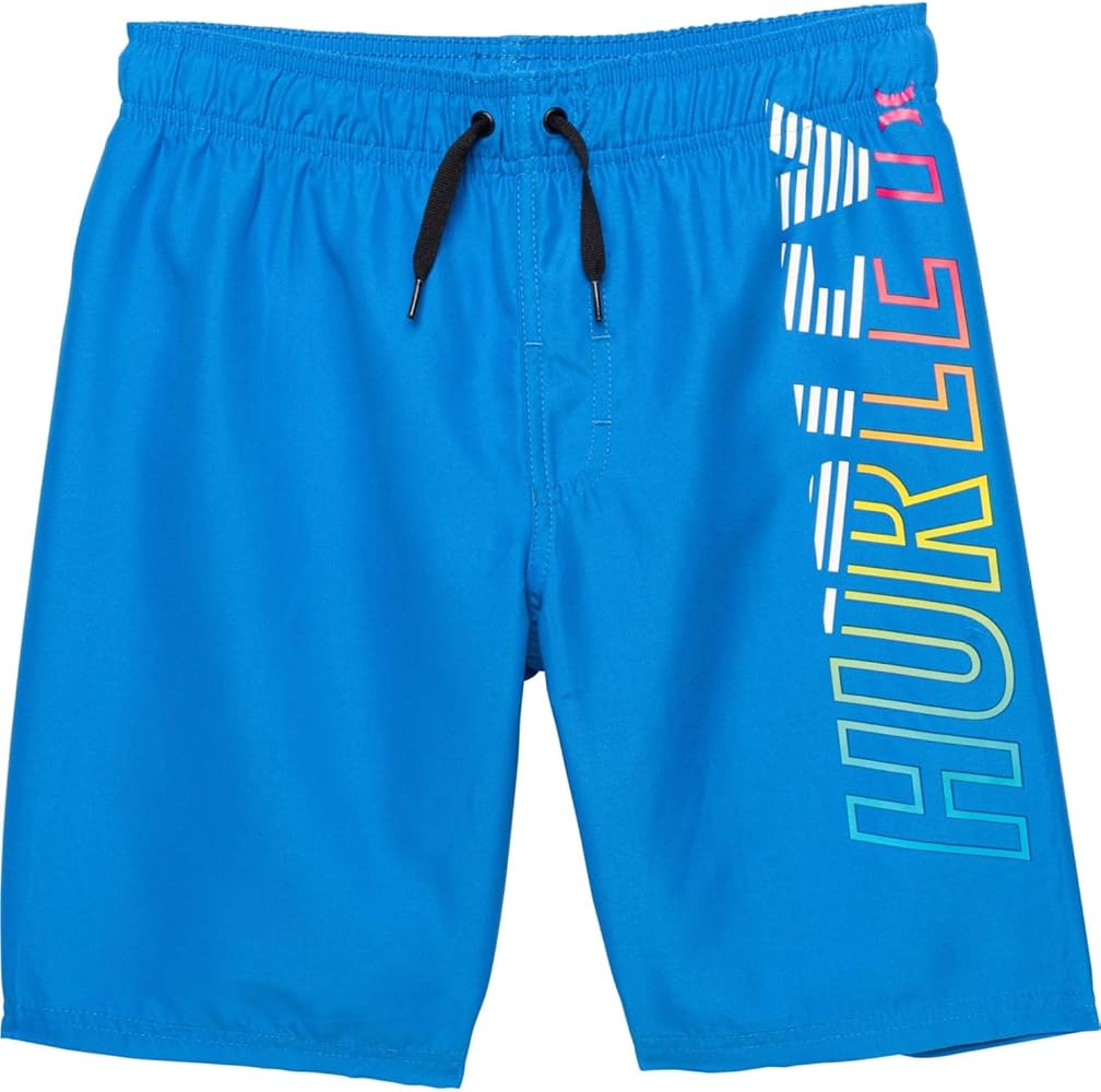 Hurley Boys' Pull on Swim Trunks (as1, alpha, l, regular, Pacific Blue)