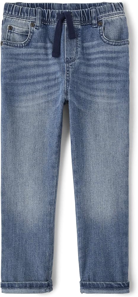 Gymboree Boys' and Toddler Pull on Denim Jeans