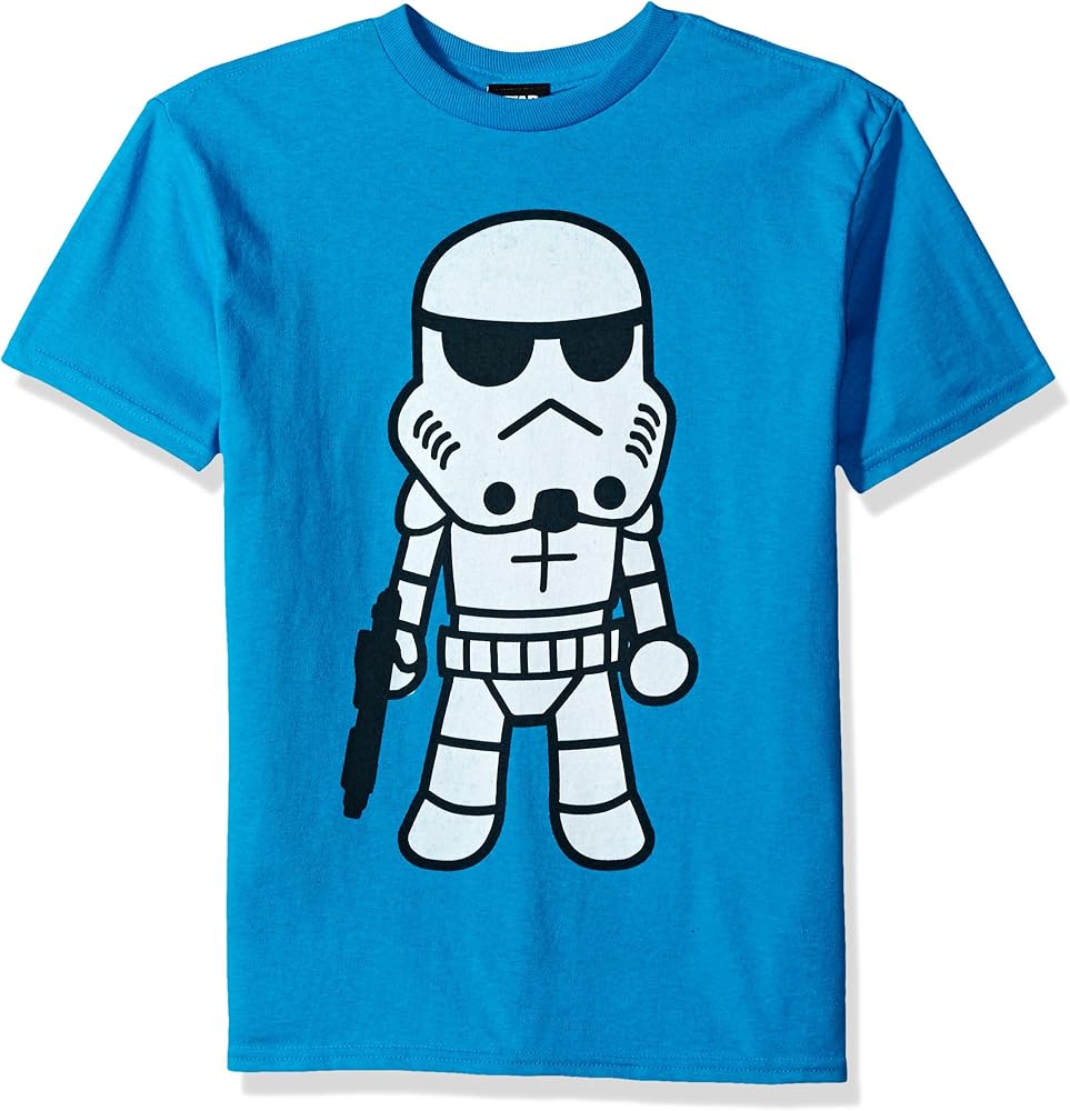 STAR WARS Boys' Big Simple Trooper Cartoon Graphic Tee