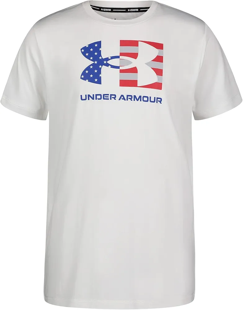 Under Armour Boys' New Freedom Chest Flag T-Shirt