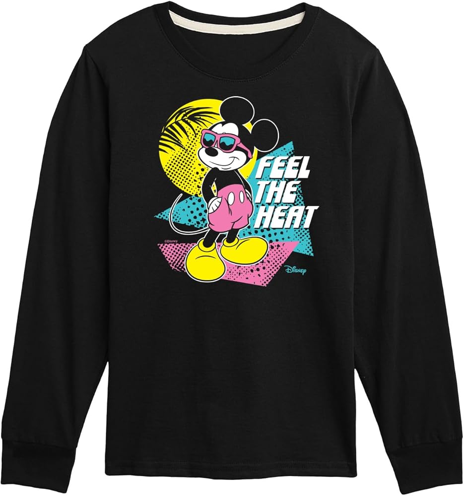 Disney Characters - Feel The Heat - Toddler & Youth Long Sleeve Graphic T-Shirt