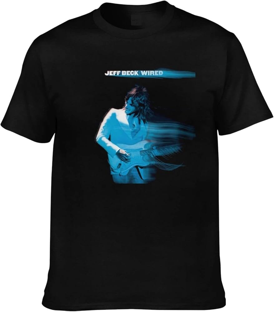 Jeff Beck Wired T Shirt Boys Summer O-Neck Short Sleeves Tops Black