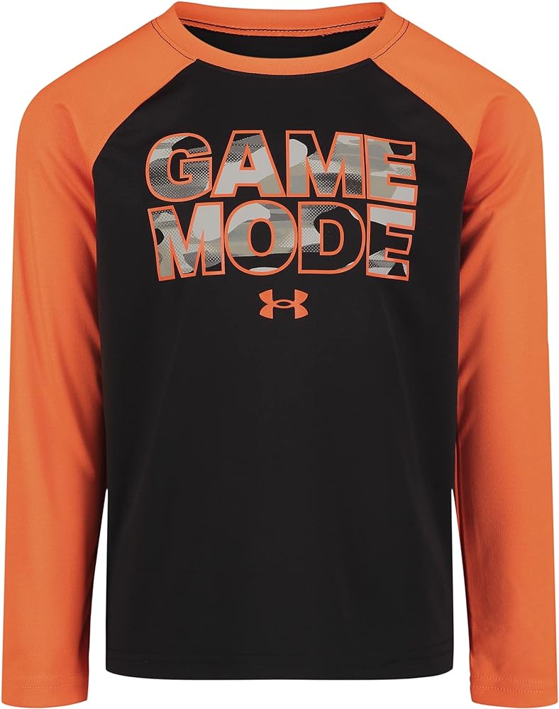 Under Armour Game Mode Raglan, Black CAMO, 2T