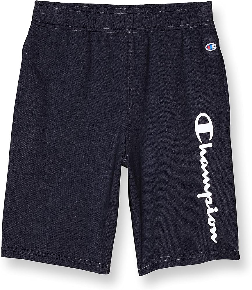 Champion Boys Shorts, Athletic Shorts for Boys, Lightweight Shorts for Kids, French Terry, 8"