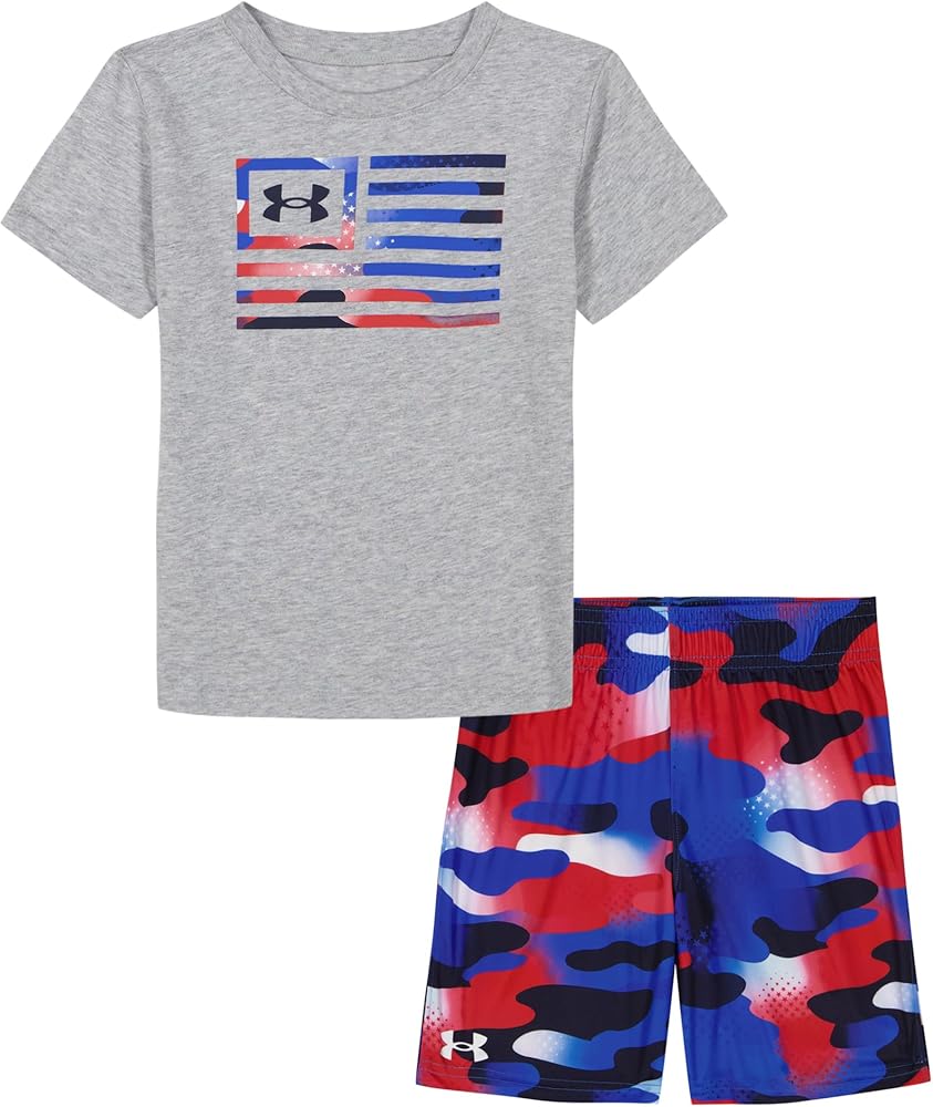 Under Armour boys Outdoor Set, Cohesive Pants Or Shorts & Top