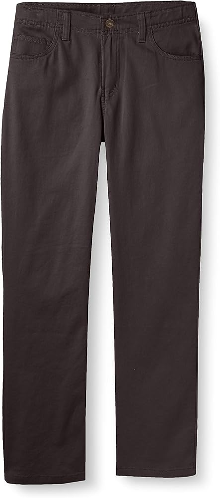 Chaps Boys' School Uniform Stretch Twill 5 Pocket Pant