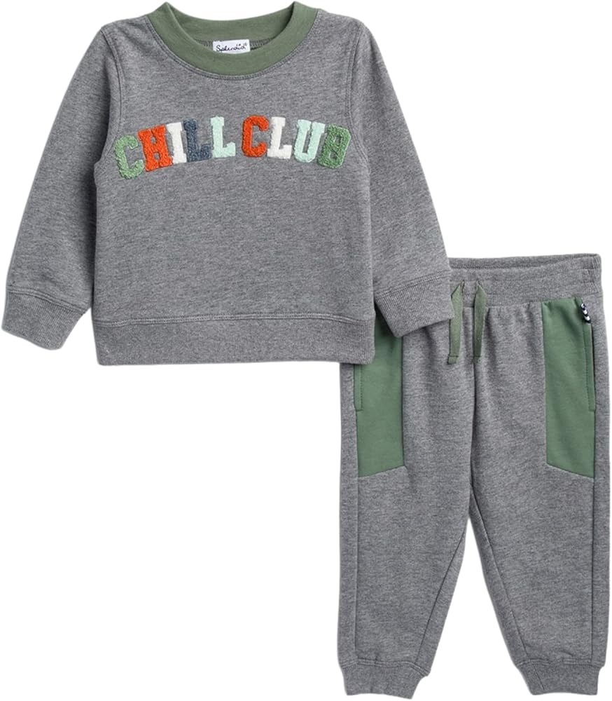 Splendid boys Kids Chill Club Long Sleeve Sweatshirt PantSweatshirt