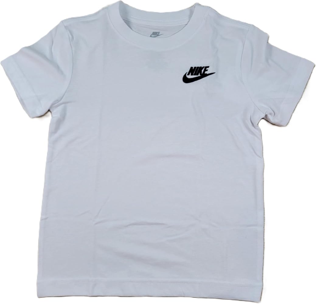 Nike Boys Athletic Sports T-Shirt (as1, Age, 5_Years, 6_Years, White)