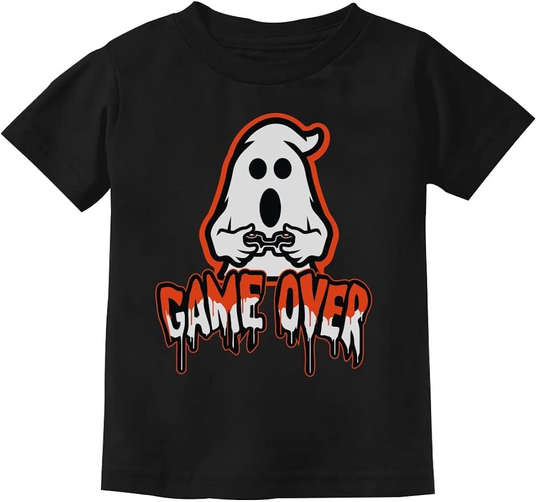 Game Over Ghost Shirt for kids for Gamer Kids Youth Kids T-Shirt