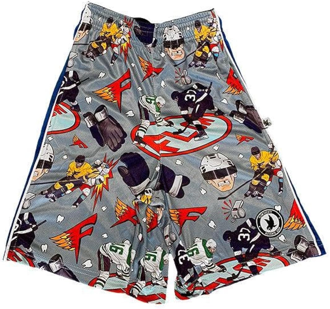 Flow Society Hip Check Hockey Boys Athletic Shorts