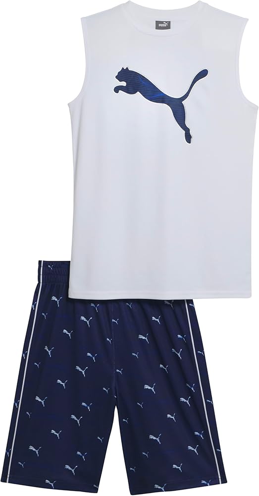 PUMA Boys Muscle T-shirt & Athletic Short Set