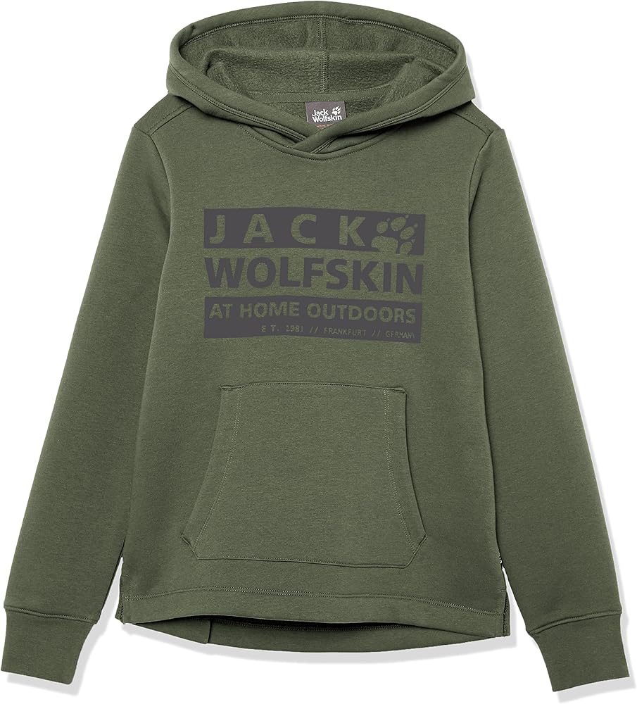 Jack Wolfskin Boys' Brand Hoody K