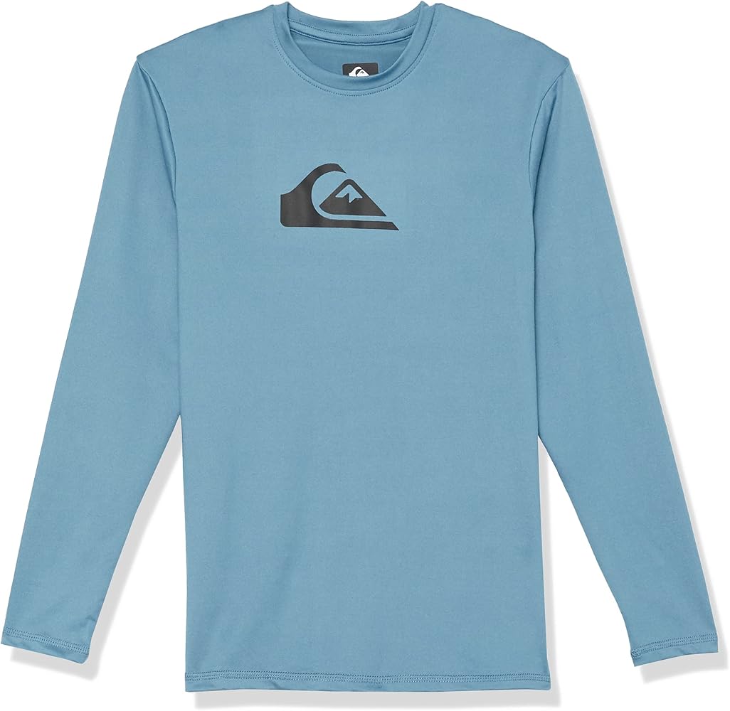 Quiksilver Boys Solid Streak Ls Youth Long Sleeve Surf Tee Rashguard