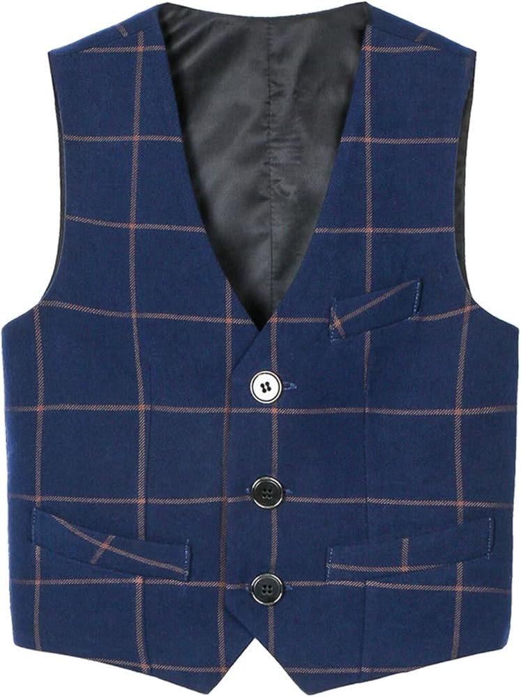 Boy's 4 Button Formal Suit Vest