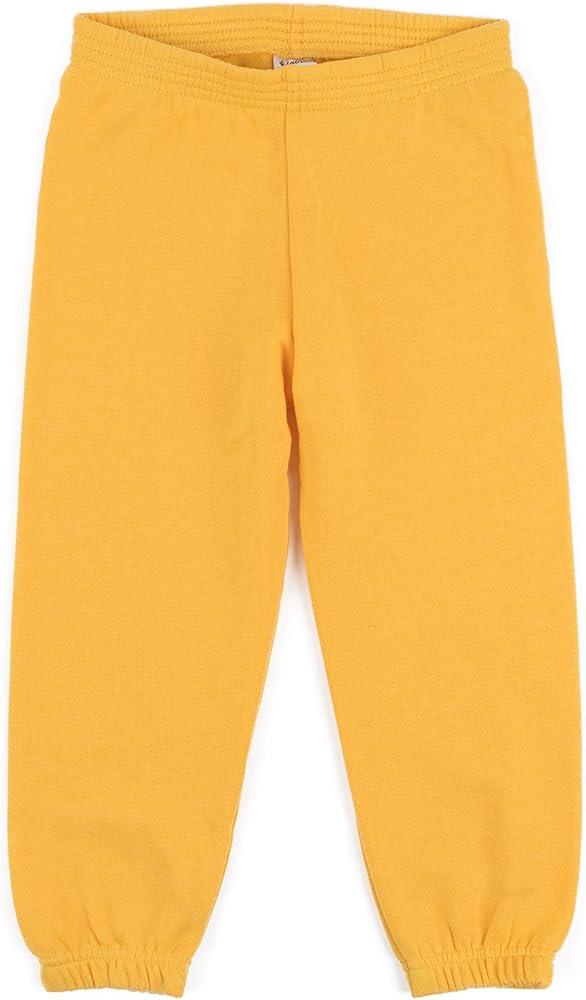 Leveret Boys Kids Sweatpants Yellow 4 Years