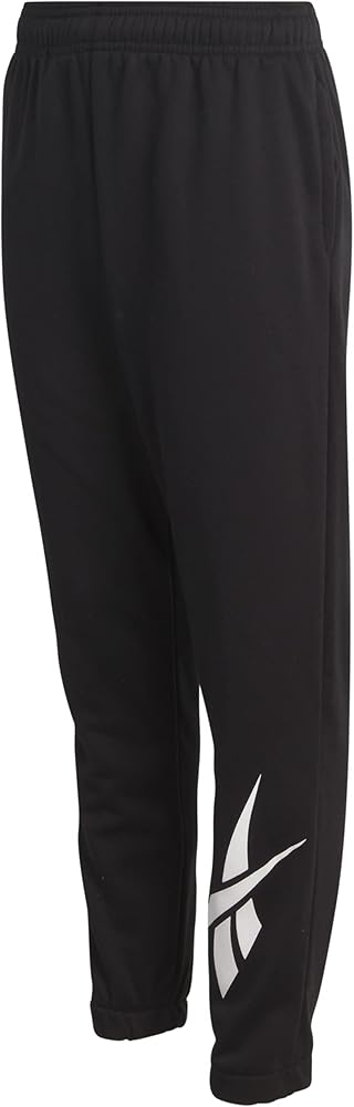 Reebok Boys’ Active Pants – Performance Fleece Joggers for Boys – Kids Lightweight Warm Up Track Pants (8-20)