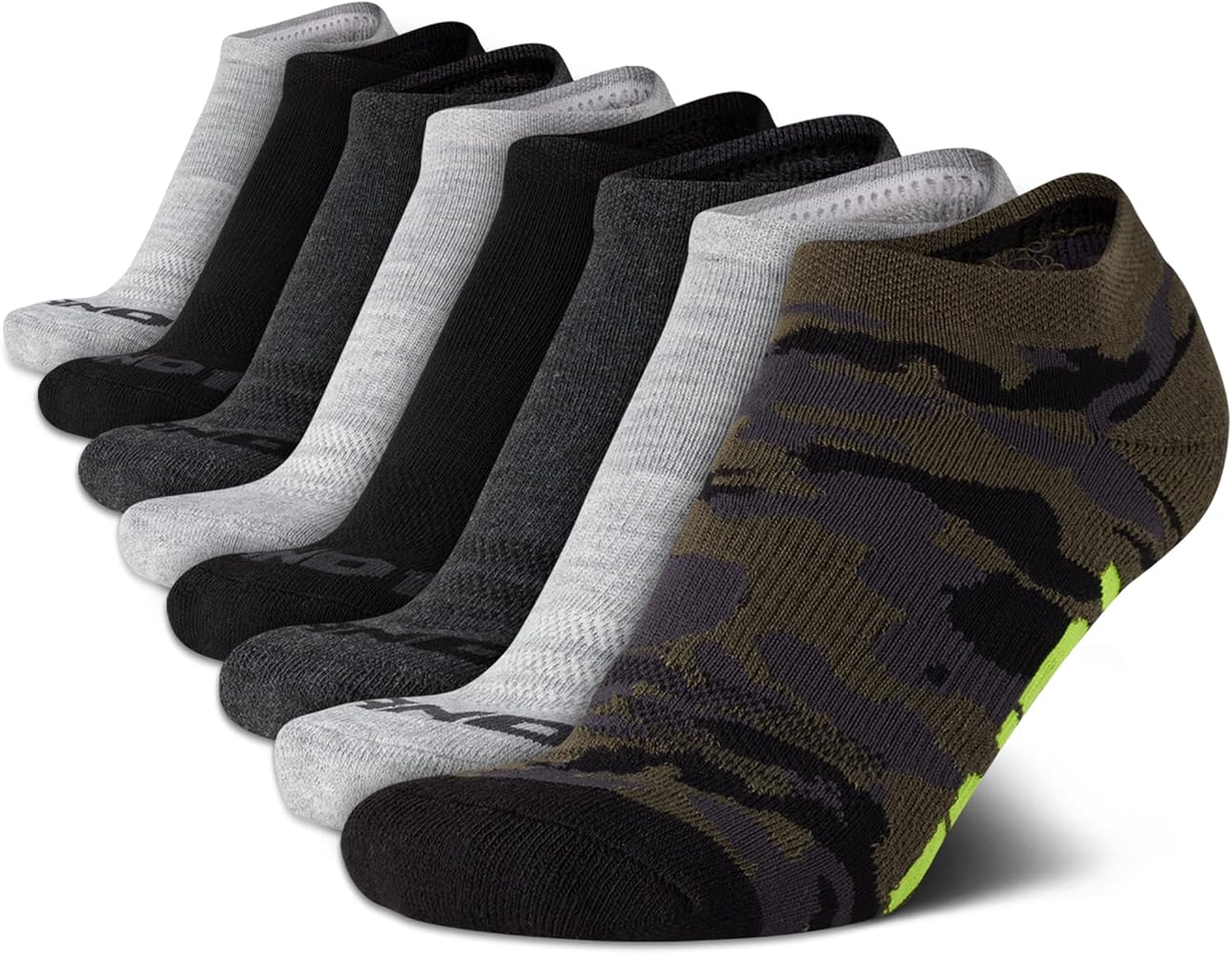 AND1 Boys' Socks - Athletic Cushion Low Cut Socks (8 Pack)