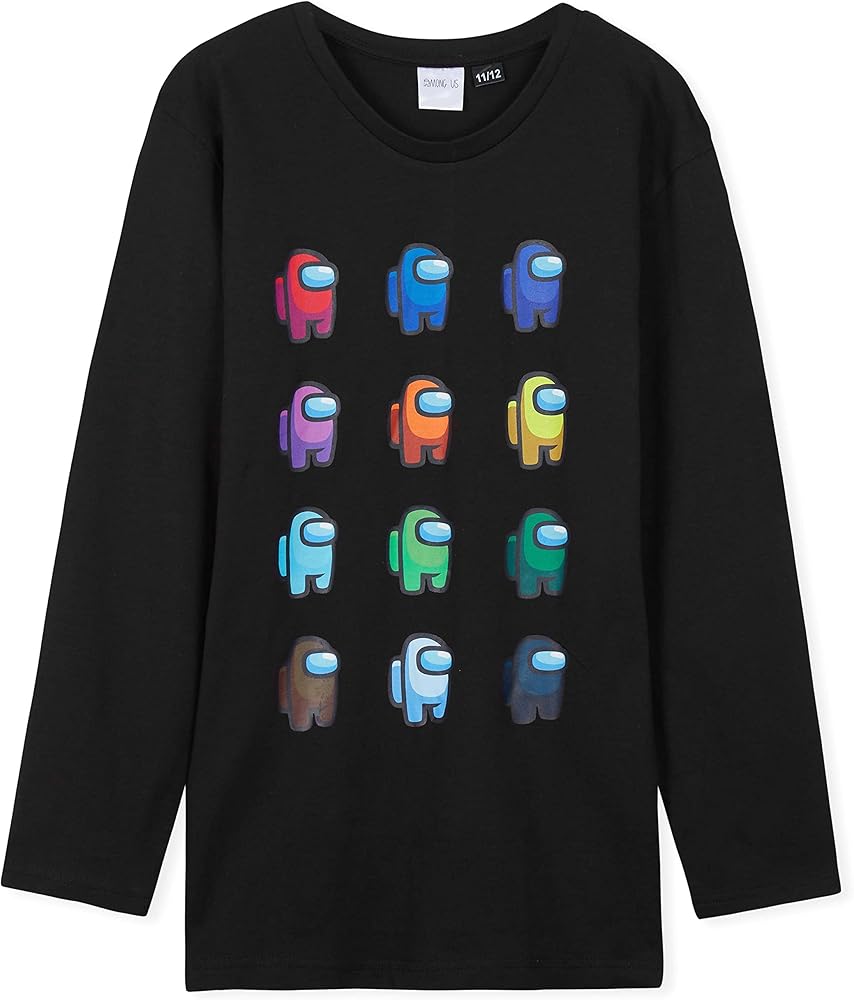 Among Us Boys Long Sleeve T Shirt Gifts for Gamers