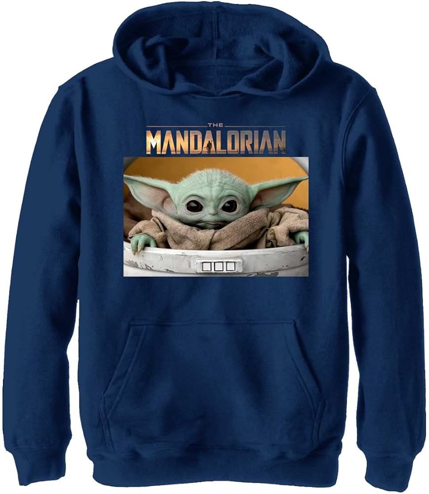 Fifth Sun Mandalorian Small Box Boy's Hooded Pullover Fleece