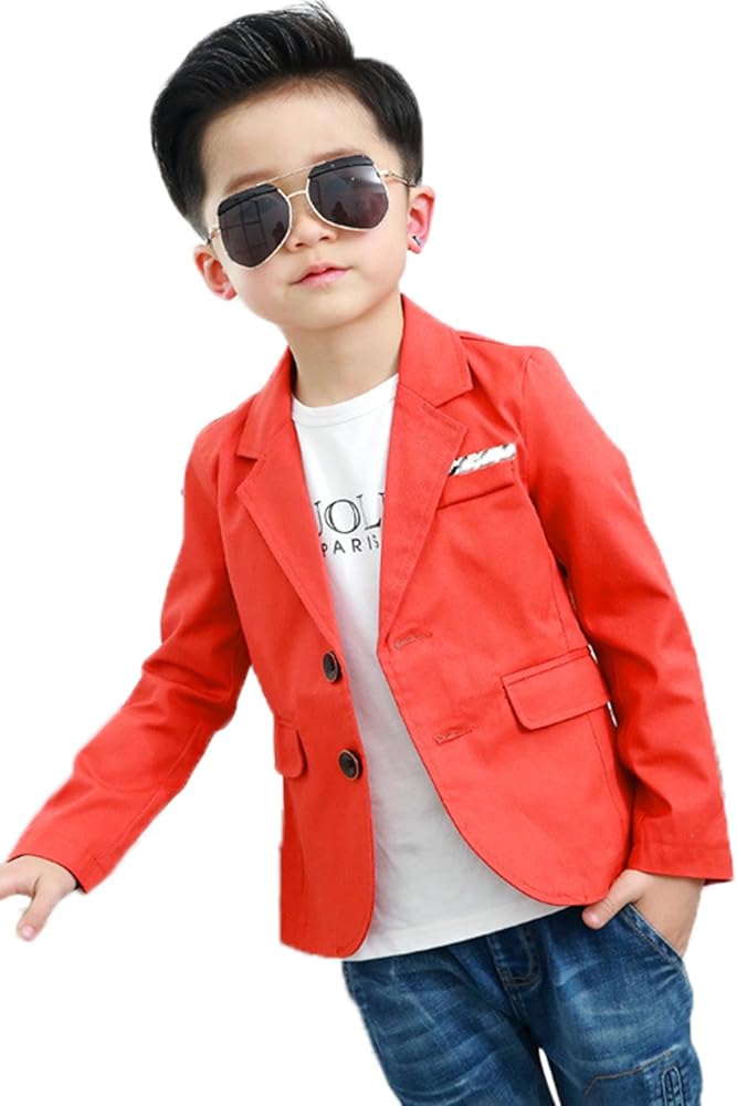 Boys Fashion Blazers Casual Jackets Coat