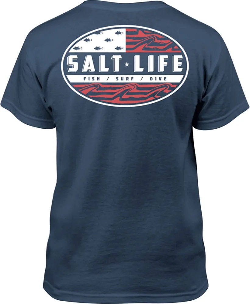 Salt Life Boys' Amerifinz Youth Short Sleeve Tee