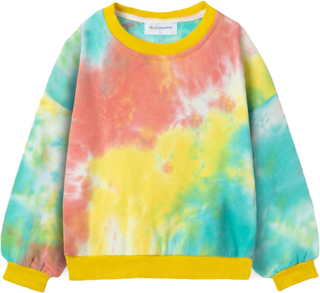 Mud Kingdom Boutique Little Girls Sweatshirts Crewneck Cotton Sunflower