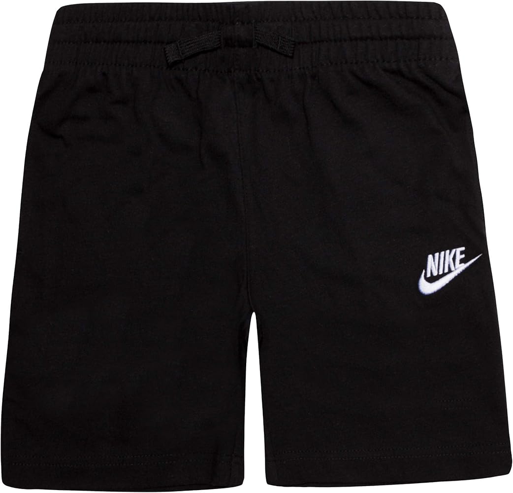 Nike Club Shorts - Boys' Preschool Black/White