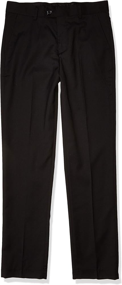 Isaac Mizrahi Boys' Slim Fit Birdseye Texture Dress Pants