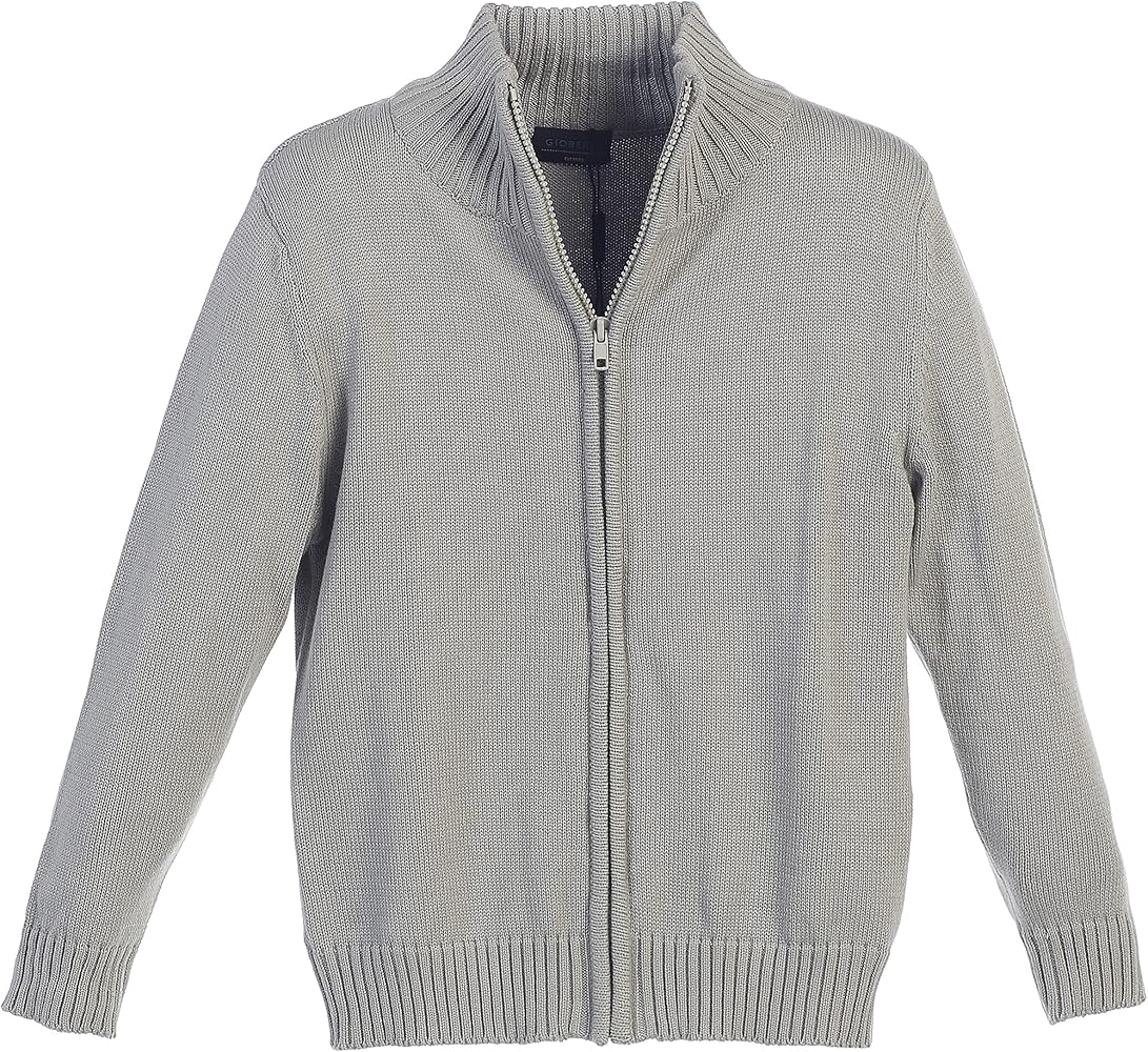 Gioberti Kids and Boys Knitted Full Zipper 100% Cotton Cardigan Sweater