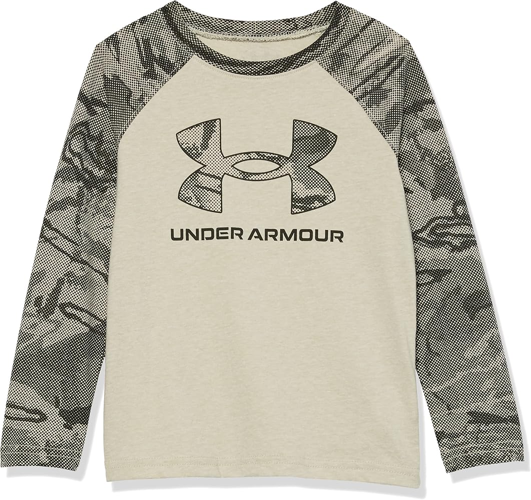 Under Armour Boys' Outdoor Long Sleeve Tee, Stylish Crew Neckline, Cute Full Fit