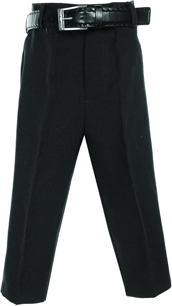 Avery Hill Boys Flat Front Dress Pants with Belt