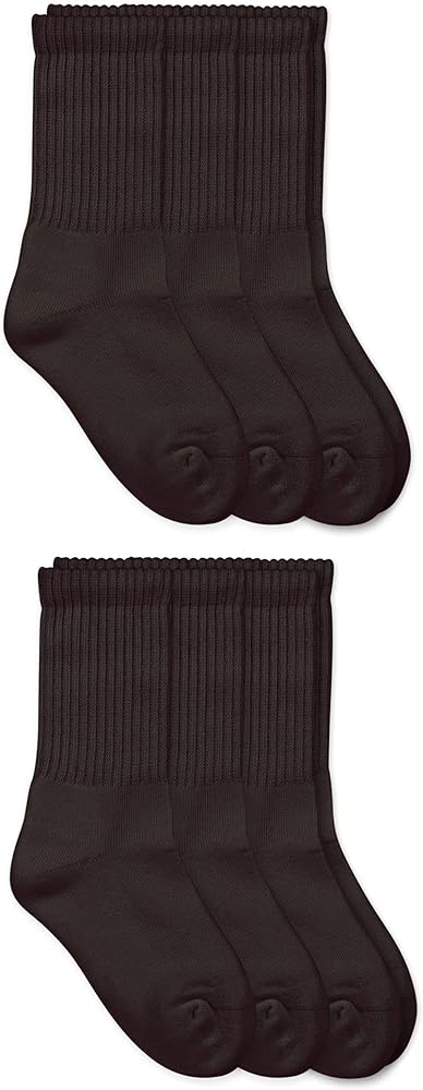 Jefferies Socks Boys 2-7 Seamless Sport Crew Half Cushion 6 Pair Pack