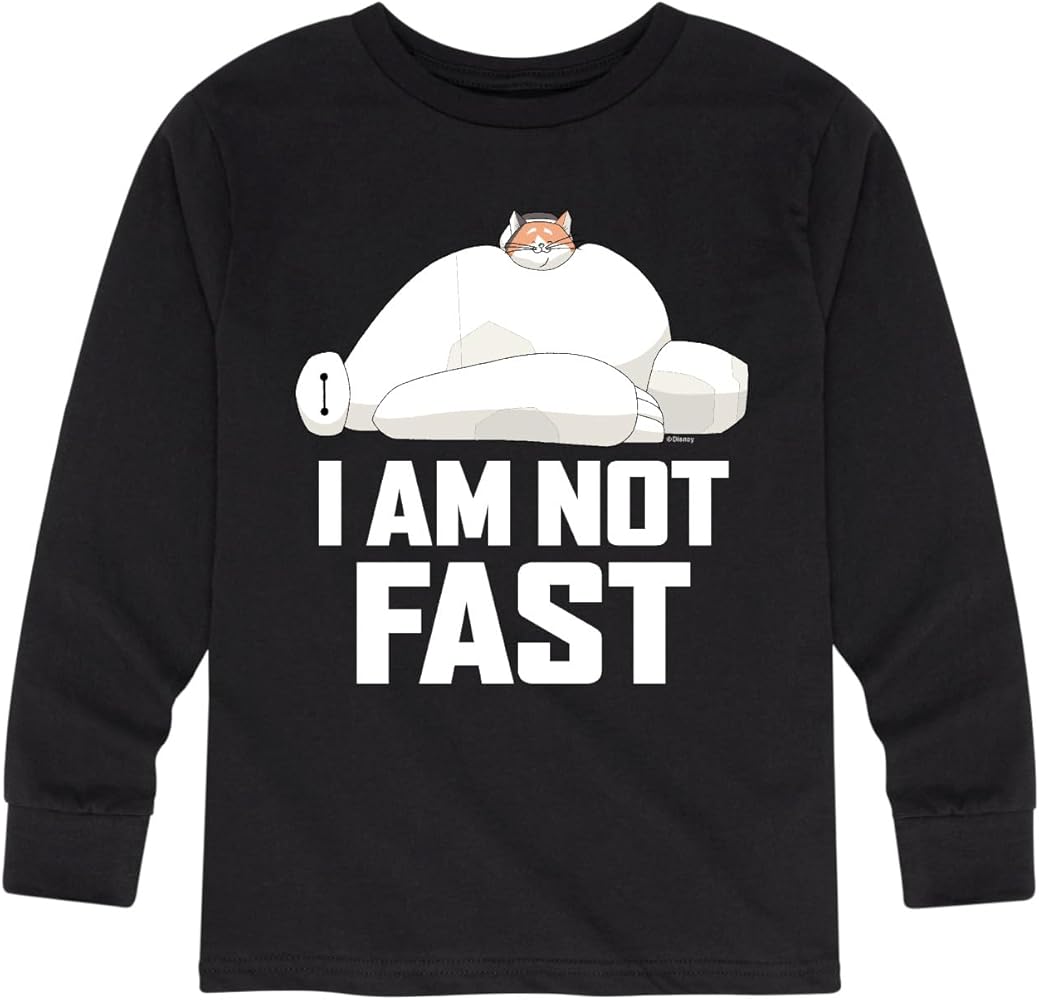 Disney Big Hero 6 - I Am Not Fast - Youth Long Sleeve Graphic T-Shirt