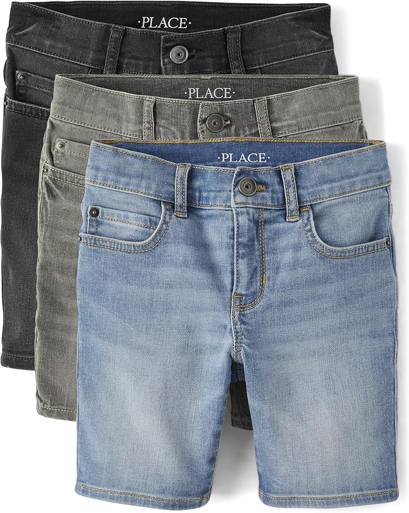 The Children's Place Boys' Stretch Denim Shorts