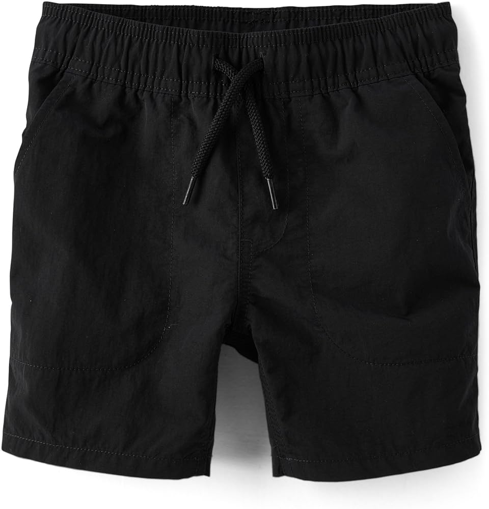 The Children's Place Boys' Quick Dry Pull on Jogger Shorts 5.5"