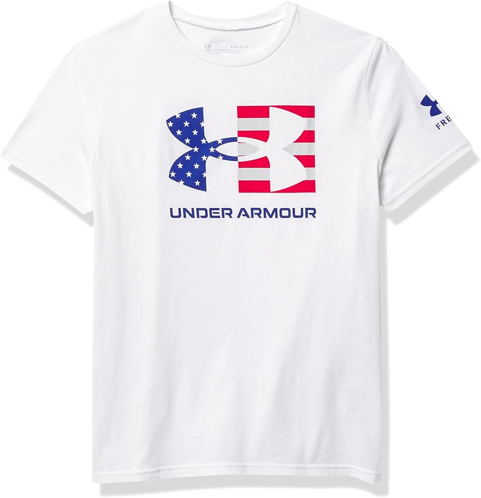 Under Armour Boys' New Freedom Chest Flag T-Shirt