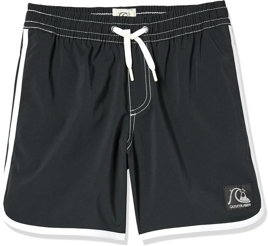 Quiksilver Boys Original Scallop 15 Volley Boardshort Swim Trunk