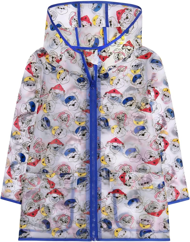 ABG Accessories Girls Rain Coat Disney Minnie, Mickey Mouse, Princess, Nickelodeon Paw Patrol for Kids 2-7 Years