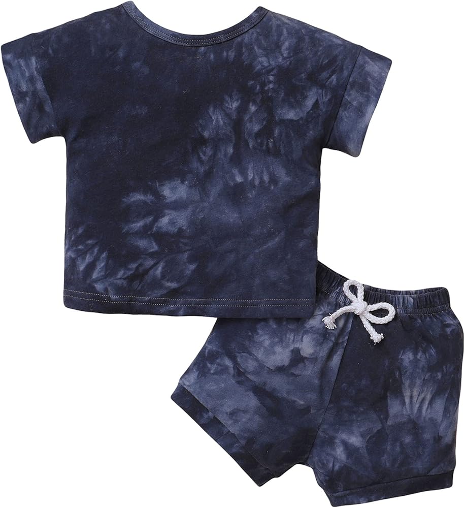 Mioglrie Toddler Baby Boy Clothes Tops Shorts Set Baby Clothes Boy Playwear Summer Boy Outfits