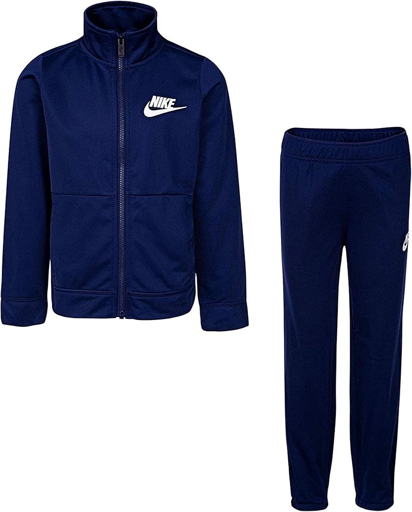 Nike Little Boys Therma Dri-Fit 2 Piece Tracksuit (Blue(66E130-U9J)/W, 12 Months)