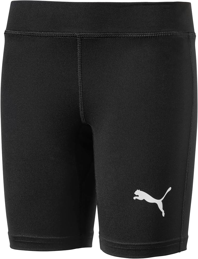 PUMA Unisex-Child Liga Baselayer Tight Shorts, Puma Black, Small