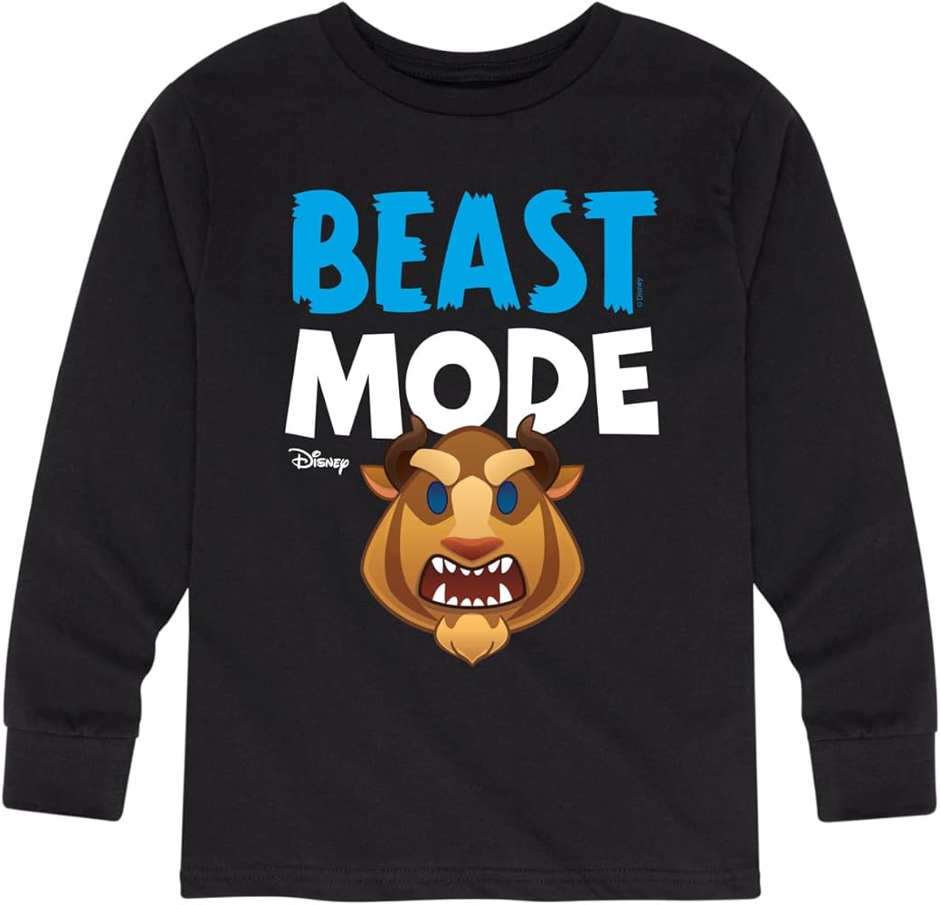 Disney - Beast Mode - Toddler and Youth Long Sleeve Graphic T-Shirt