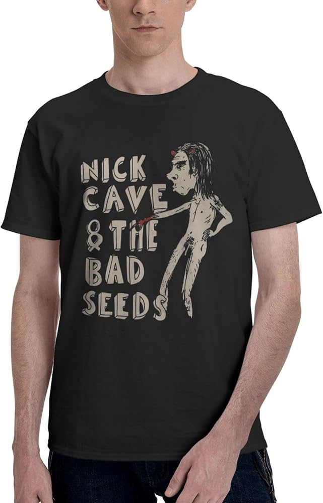 Band T Shirt Nick Cave and The Bad Seeds Man's Summer Round Neck Clothes Short Sleeve Tops