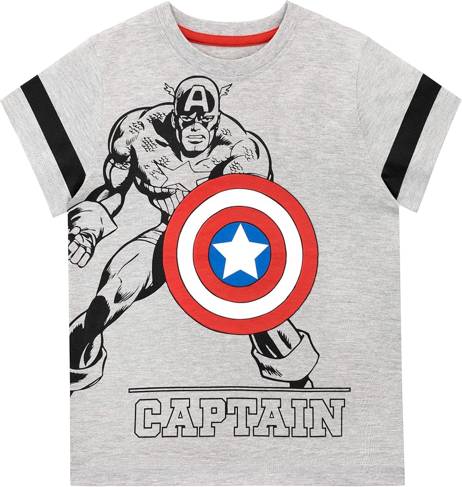 Marvel Boys Captain America T-Shirt